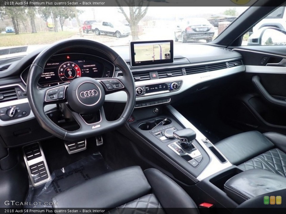 Black Interior Photo for the 2018 Audi S4 Premium Plus quattro Sedan #143835799