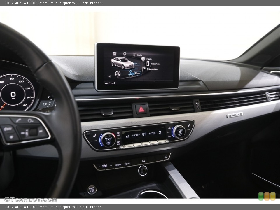 Black Interior Controls for the 2017 Audi A4 2.0T Premium Plus quattro #143835820