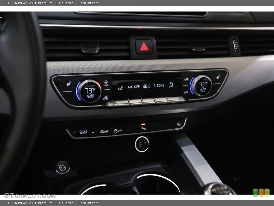 Black Interior Controls for the 2017 Audi A4 2.0T Premium Plus quattro #143835919