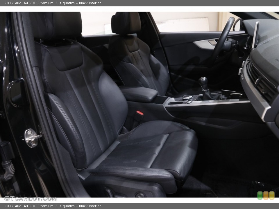 Black Interior Front Seat for the 2017 Audi A4 2.0T Premium Plus quattro #143835949