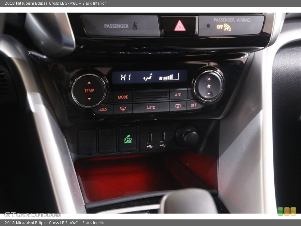 Black Interior Controls for the 2018 Mitsubishi Eclipse Cross LE S-AWC #143836477