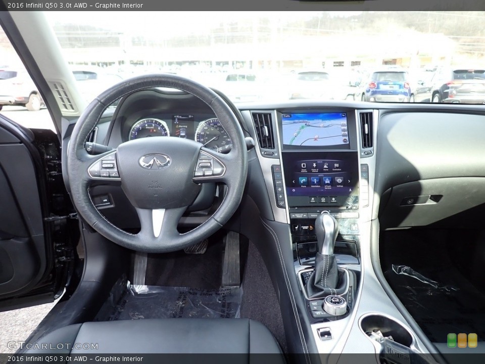 Graphite Interior Dashboard for the 2016 Infiniti Q50 3.0t AWD #143836501