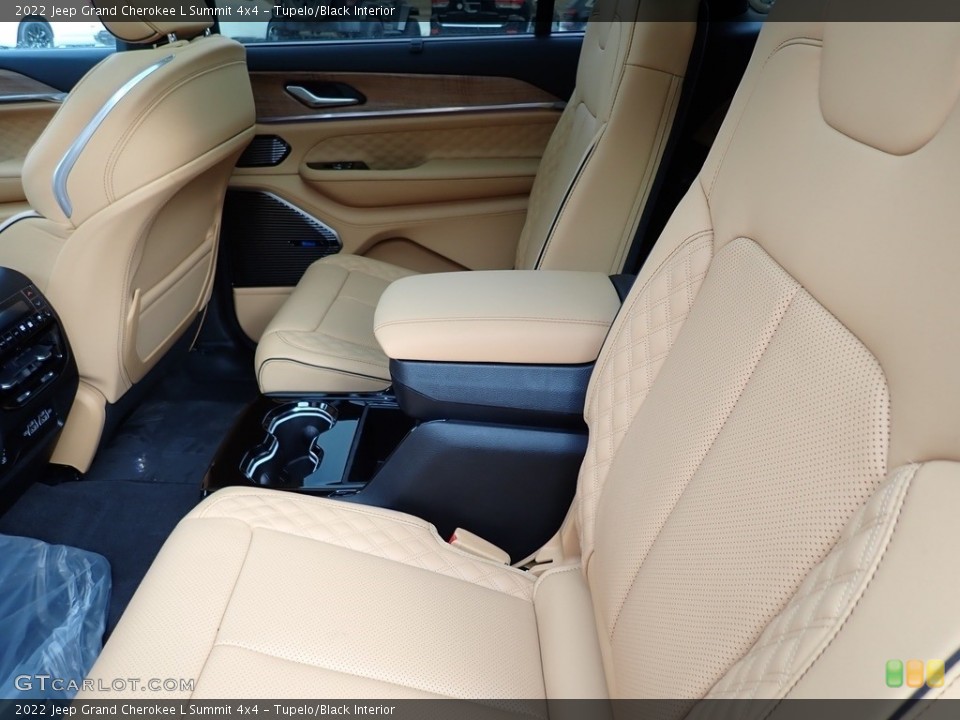 Tupelo/Black Interior Rear Seat for the 2022 Jeep Grand Cherokee L Summit 4x4 #143837191