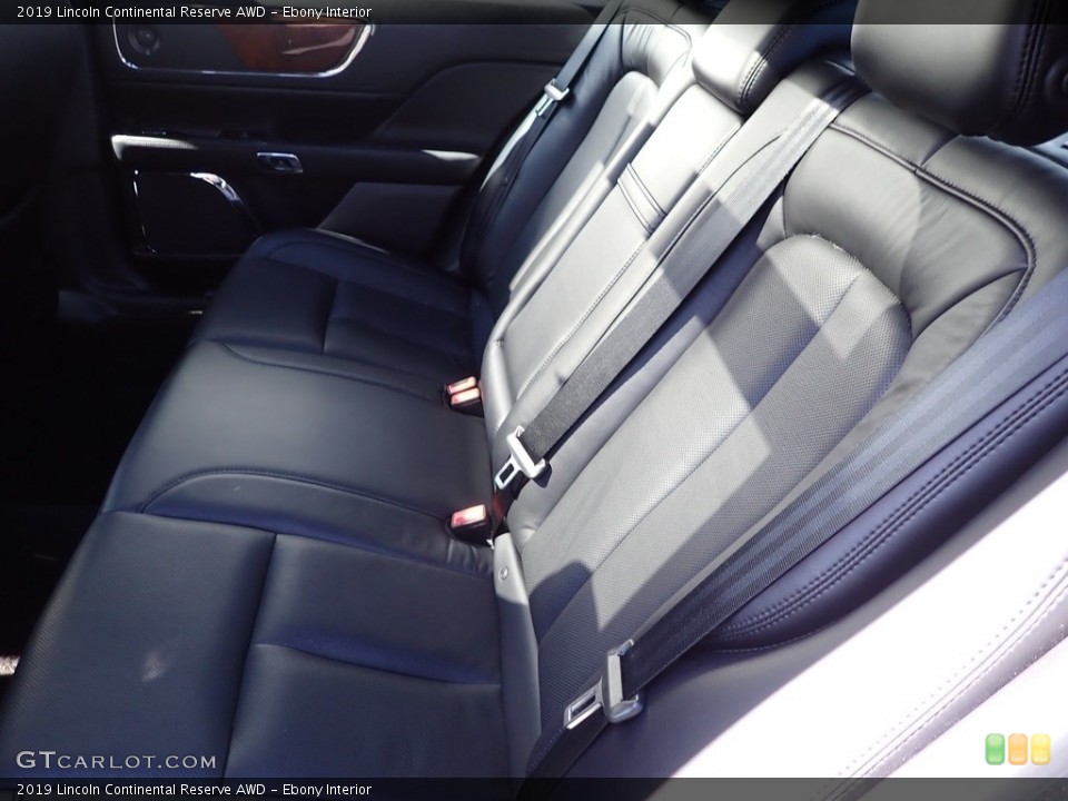 Ebony Interior Rear Seat for the 2019 Lincoln Continental Reserve AWD #143838599