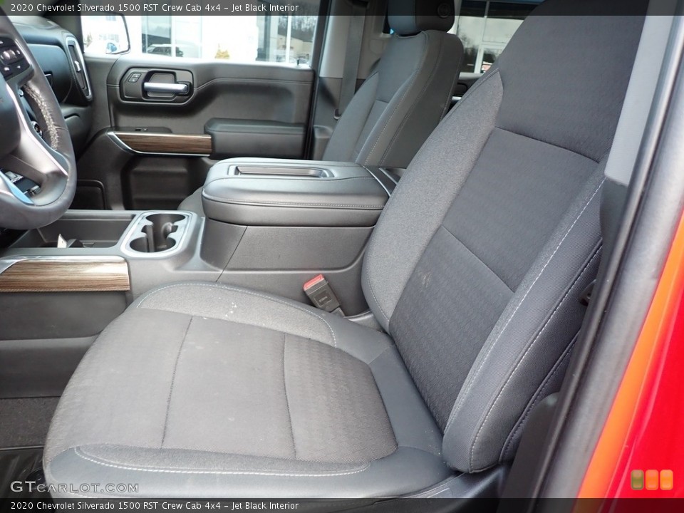 Jet Black Interior Front Seat for the 2020 Chevrolet Silverado 1500 RST Crew Cab 4x4 #143838740
