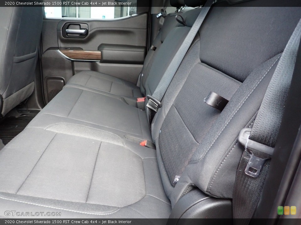 Jet Black Interior Rear Seat for the 2020 Chevrolet Silverado 1500 RST Crew Cab 4x4 #143838767