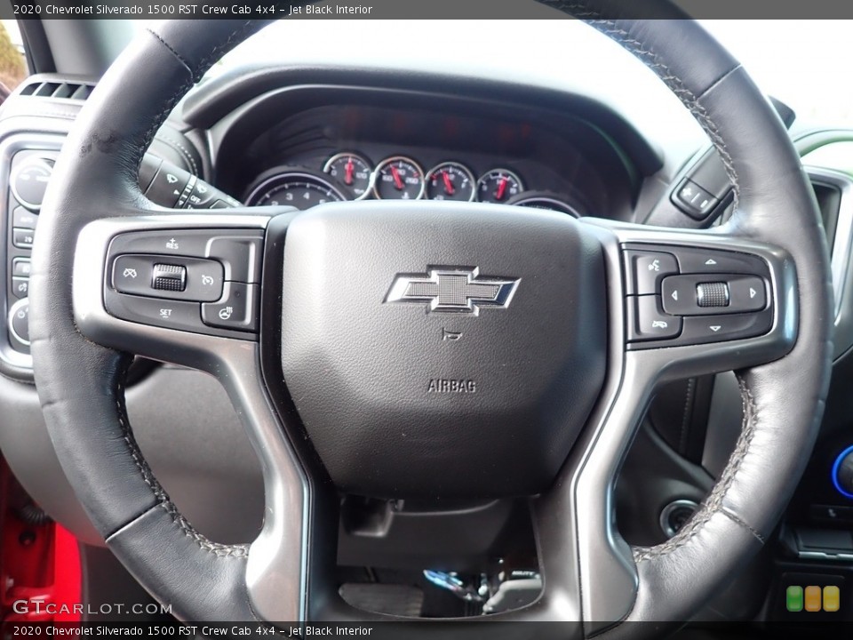 Jet Black Interior Steering Wheel for the 2020 Chevrolet Silverado 1500 RST Crew Cab 4x4 #143838932