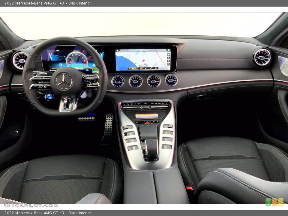 Black Interior Dashboard for the 2022 Mercedes-Benz AMG GT 43 #143841746