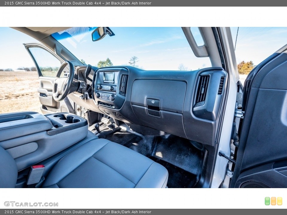 Jet Black/Dark Ash Interior Dashboard for the 2015 GMC Sierra 3500HD Work Truck Double Cab 4x4 #143843039