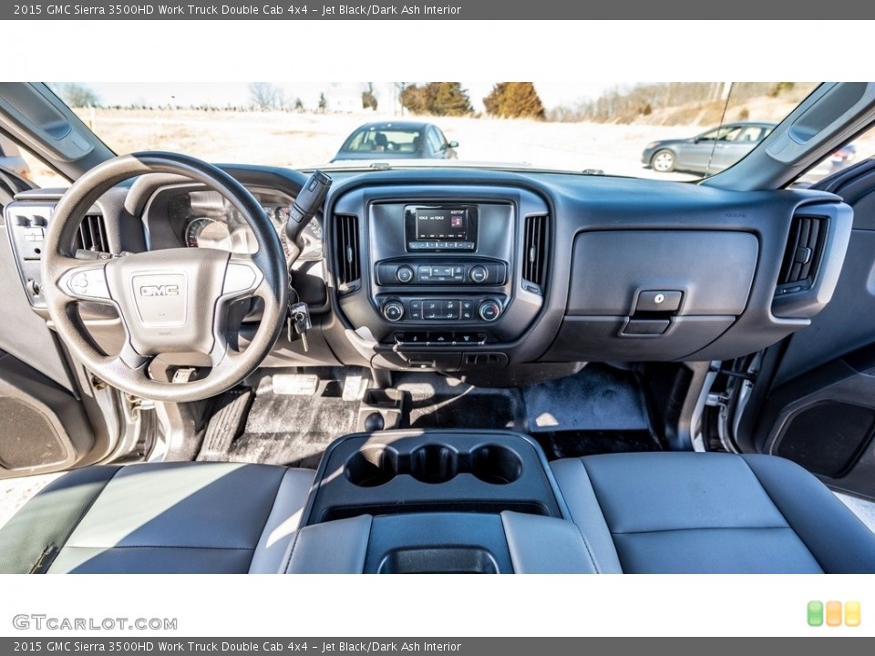 Jet Black/Dark Ash Interior Dashboard for the 2015 GMC Sierra 3500HD Work Truck Double Cab 4x4 #143843105