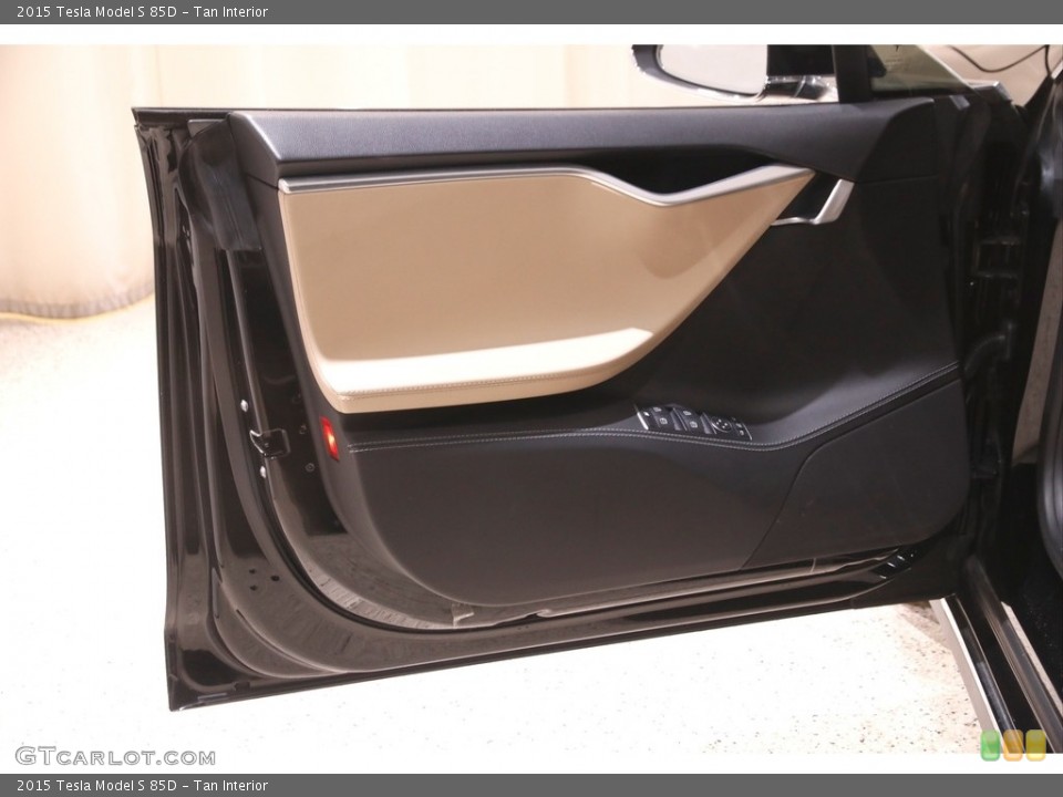 Tan Interior Door Panel for the 2015 Tesla Model S 85D #143849011