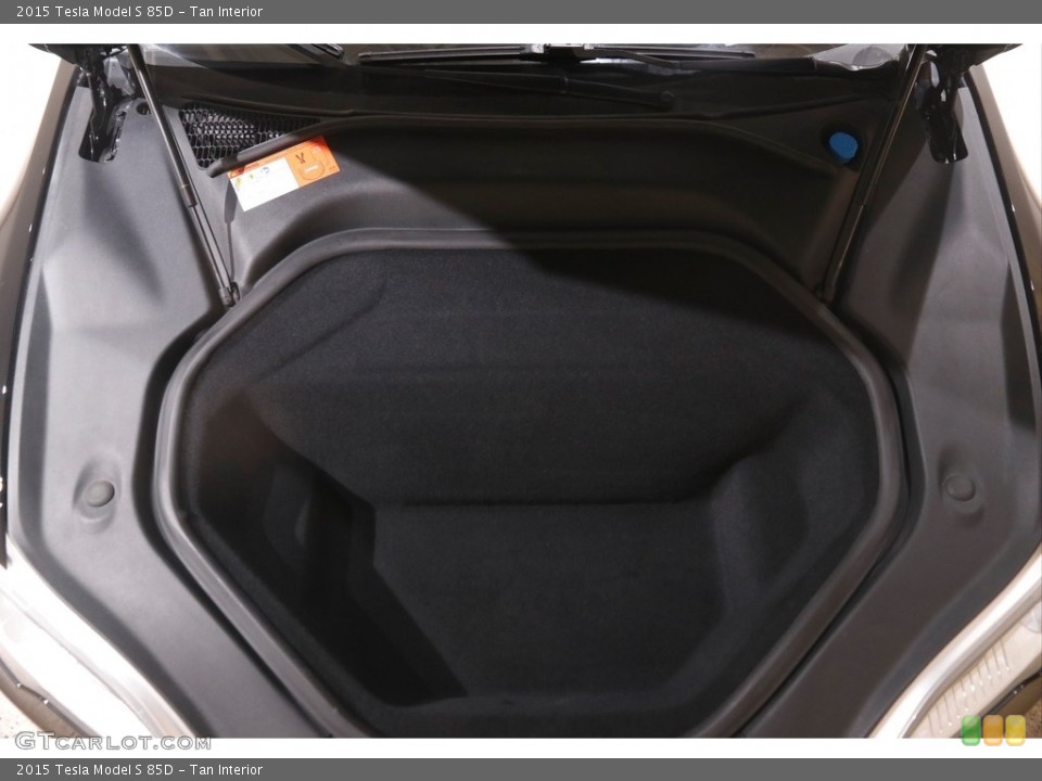 Tan Interior Trunk for the 2015 Tesla Model S 85D #143849371