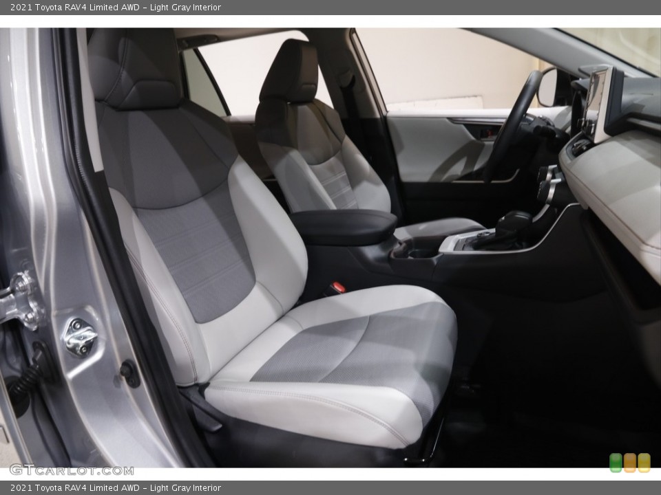 Light Gray Interior Front Seat for the 2021 Toyota RAV4 Limited AWD #143849707