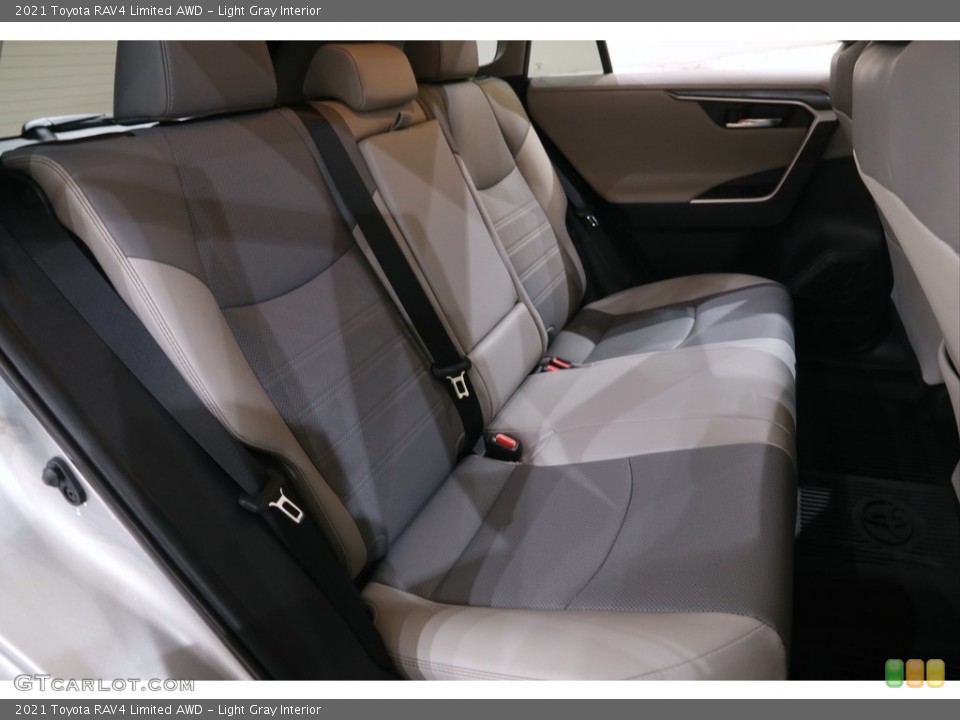 Light Gray Interior Rear Seat for the 2021 Toyota RAV4 Limited AWD #143849719