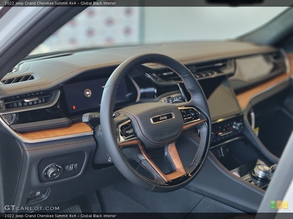 Global Black Interior Dashboard for the 2022 Jeep Grand Cherokee Summit 4x4 #143850382