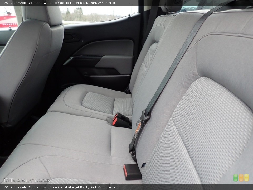 Jet Black/Dark Ash Interior Rear Seat for the 2019 Chevrolet Colorado WT Crew Cab 4x4 #143853691