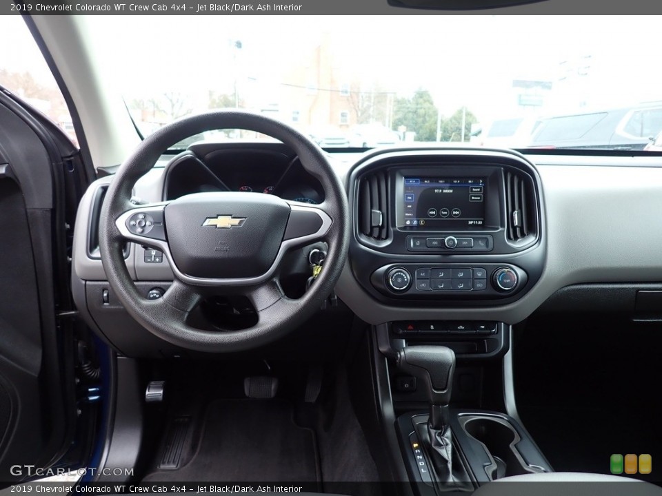 Jet Black/Dark Ash Interior Dashboard for the 2019 Chevrolet Colorado WT Crew Cab 4x4 #143853715