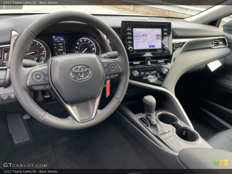Black Interior Dashboard for the 2022 Toyota Camry SE #143854207
