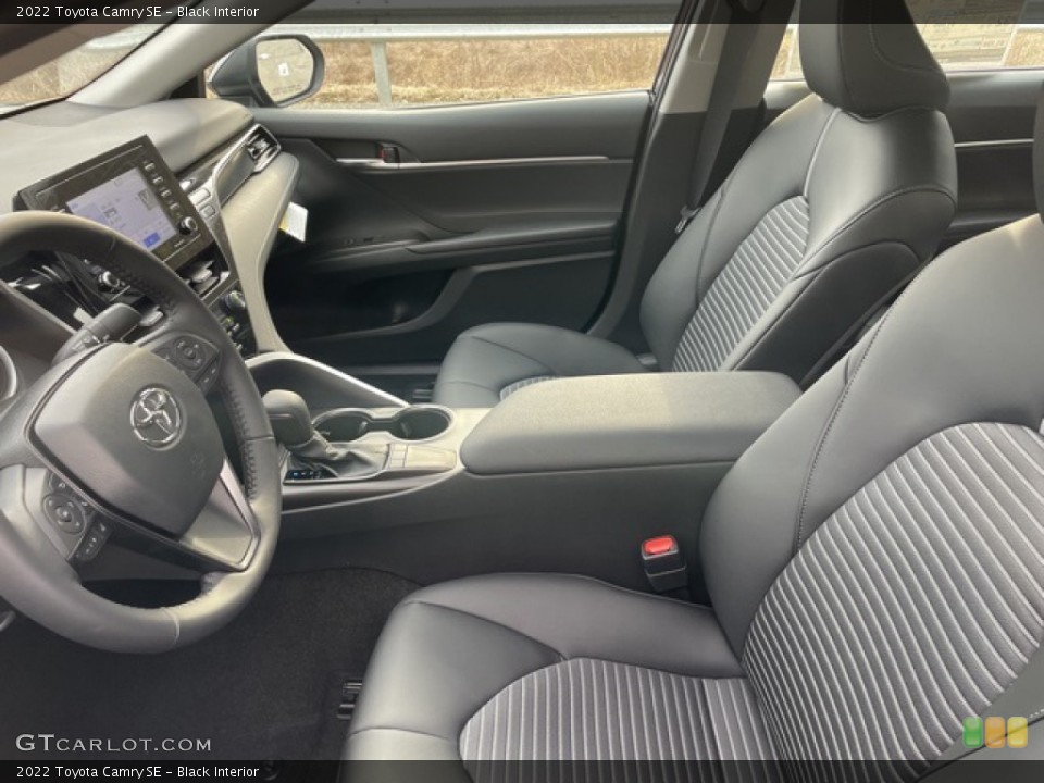 Black Interior Front Seat for the 2022 Toyota Camry SE #143854225