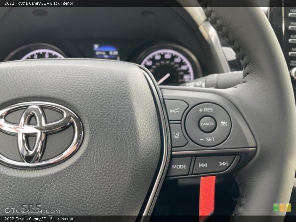 Black Interior Steering Wheel for the 2022 Toyota Camry SE #143854408
