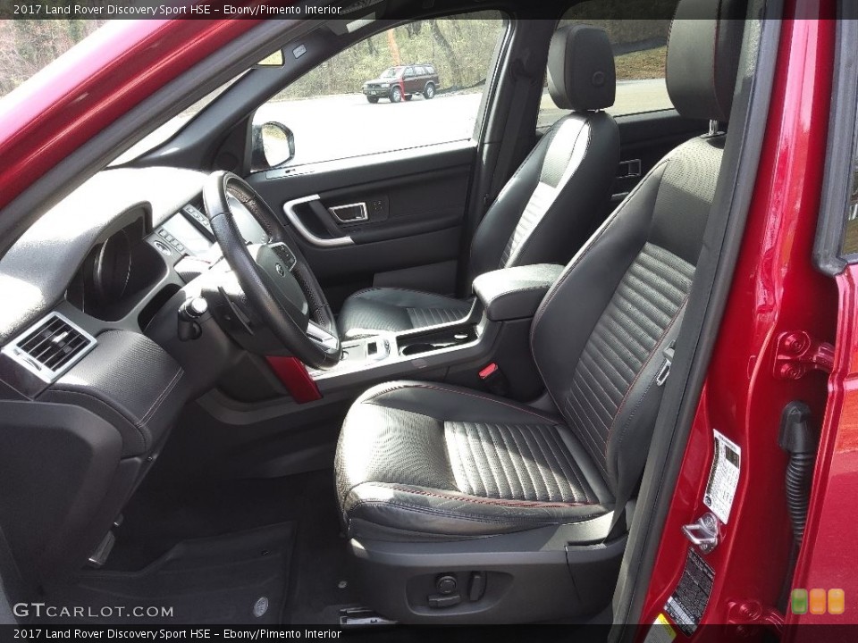 Ebony/Pimento Interior Front Seat for the 2017 Land Rover Discovery Sport HSE #143855416