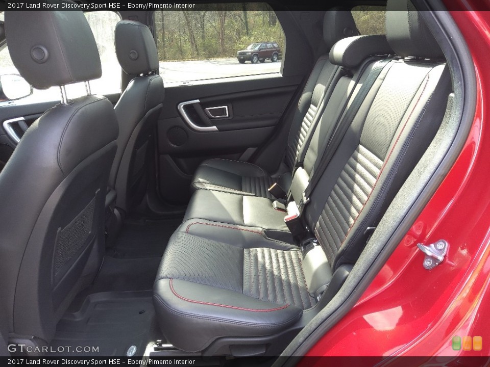 Ebony/Pimento Interior Rear Seat for the 2017 Land Rover Discovery Sport HSE #143855452