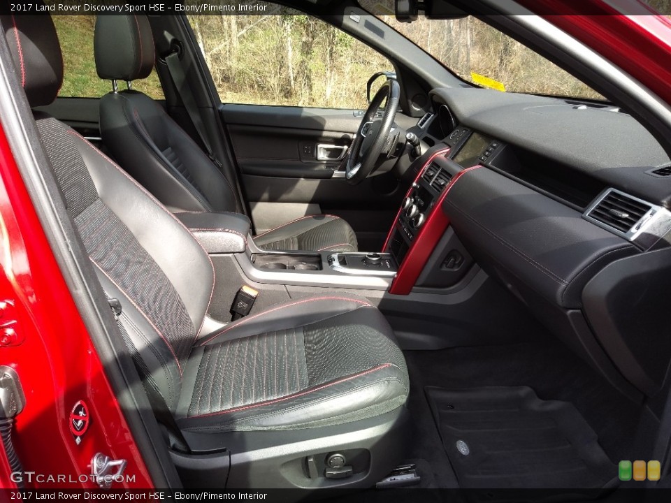 Ebony/Pimento Interior Front Seat for the 2017 Land Rover Discovery Sport HSE #143855509