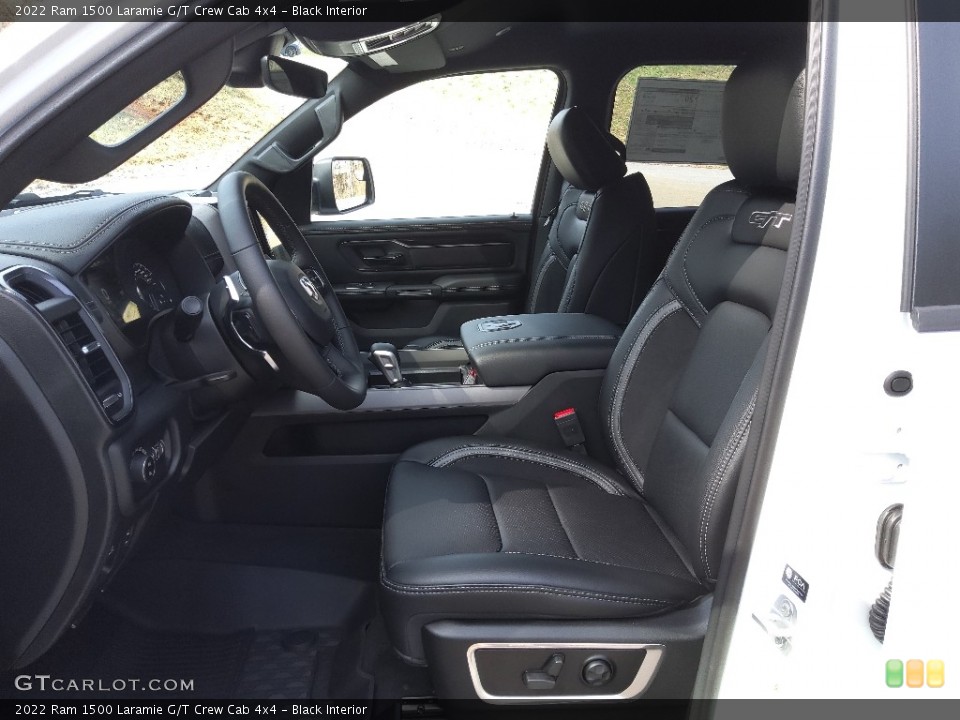 Black Interior Photo for the 2022 Ram 1500 Laramie G/T Crew Cab 4x4 #143855824
