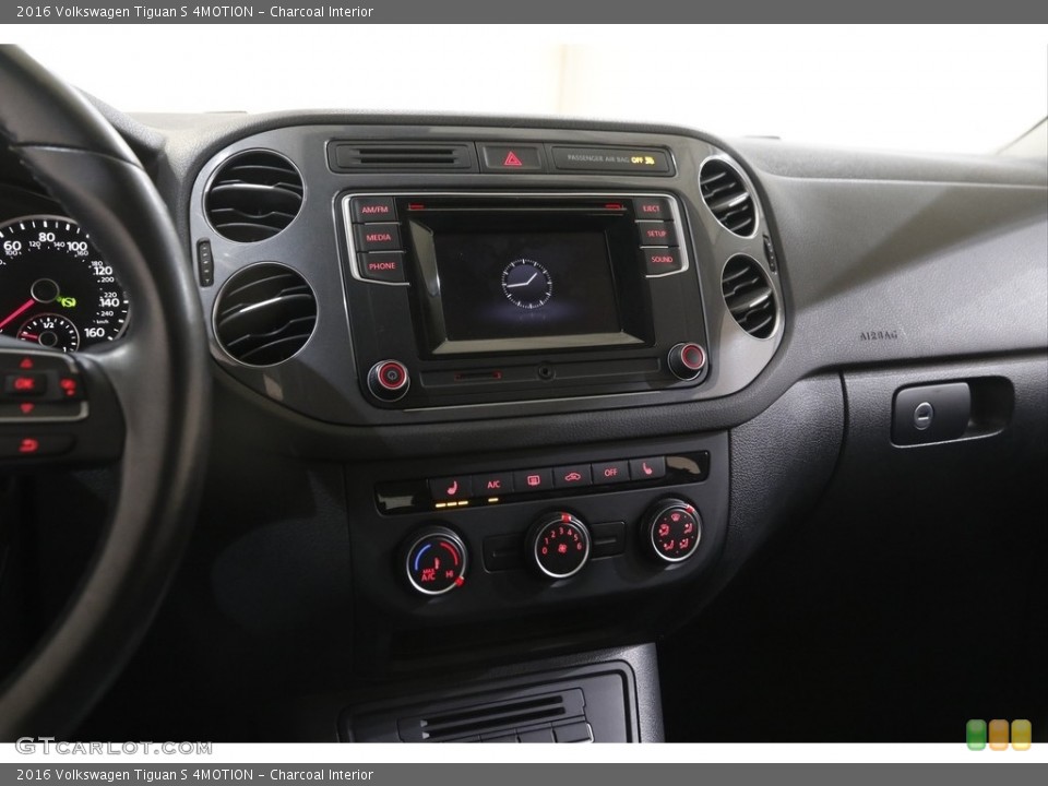Charcoal Interior Controls for the 2016 Volkswagen Tiguan S 4MOTION #143857929