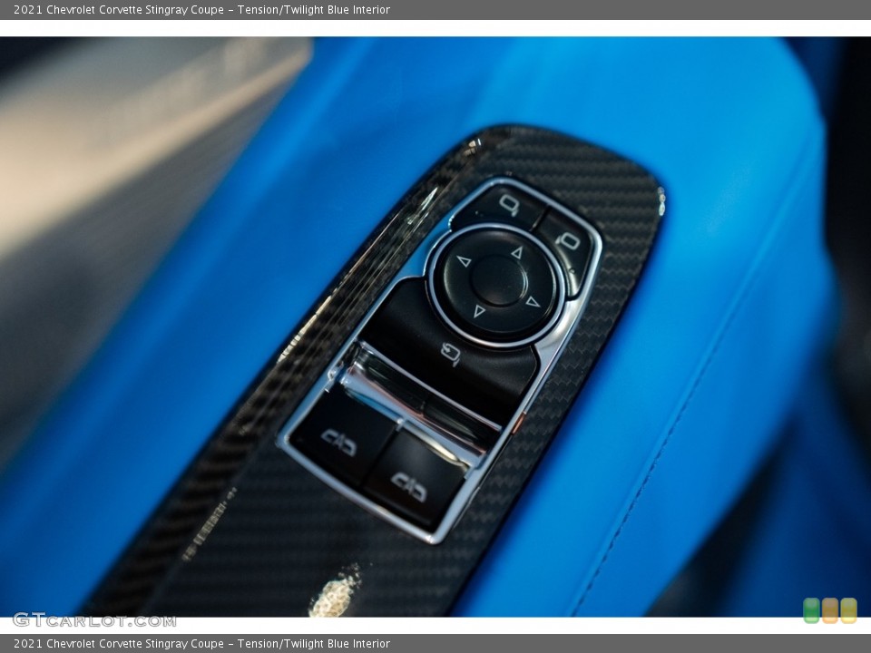Tension/Twilight Blue Interior Controls for the 2021 Chevrolet Corvette Stingray Coupe #143859607