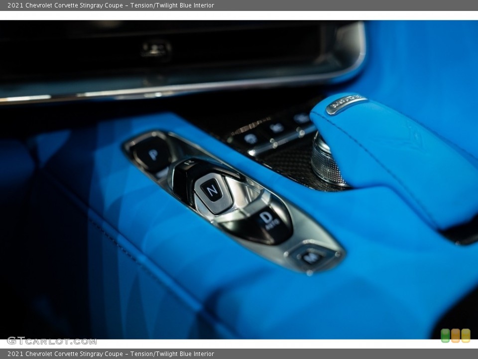 Tension/Twilight Blue Interior Transmission for the 2021 Chevrolet Corvette Stingray Coupe #143859658
