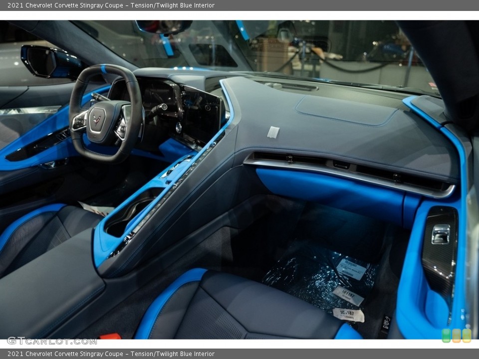 Tension/Twilight Blue Interior Dashboard for the 2021 Chevrolet Corvette Stingray Coupe #143859892