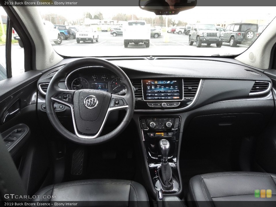 Ebony Interior Dashboard for the 2019 Buick Encore Essence #143859910