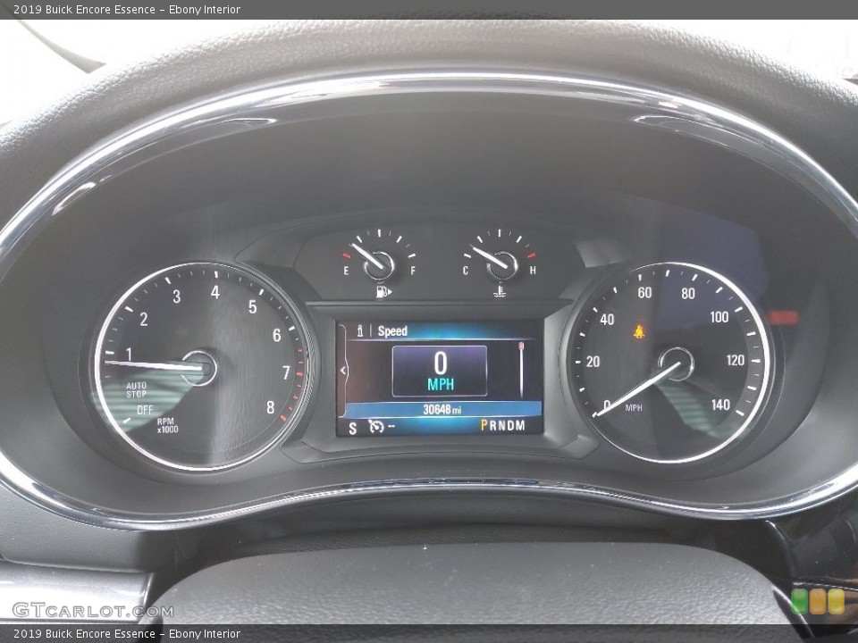 Ebony Interior Gauges for the 2019 Buick Encore Essence #143859973