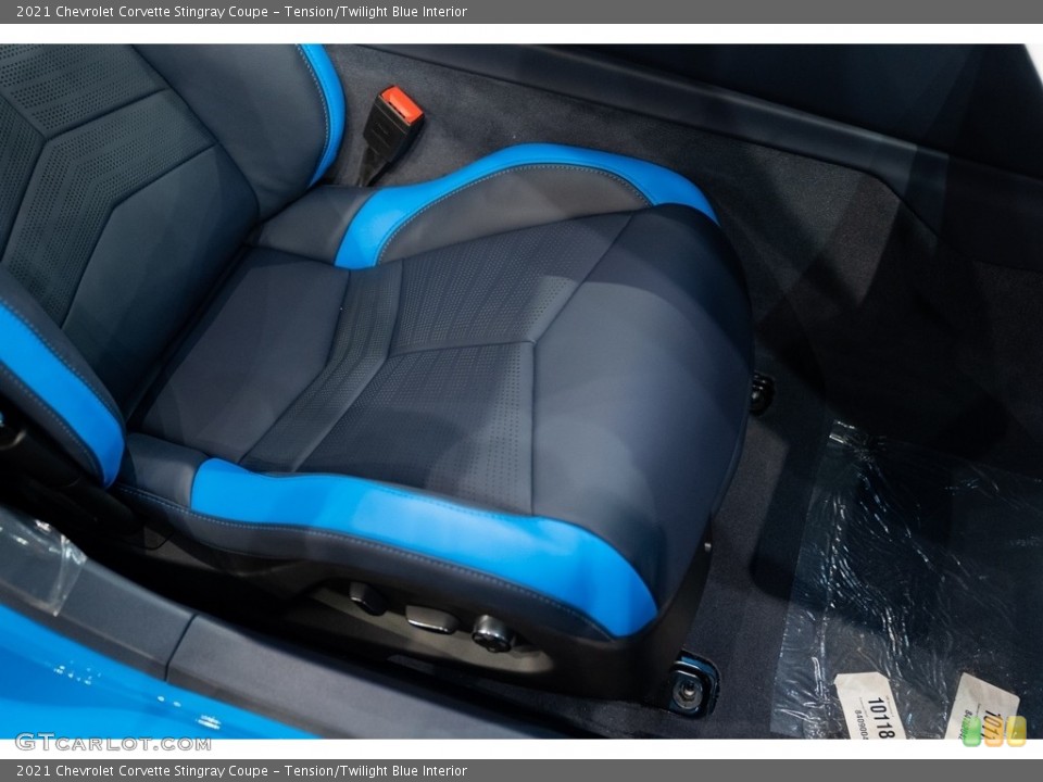 Tension/Twilight Blue 2021 Chevrolet Corvette Interiors