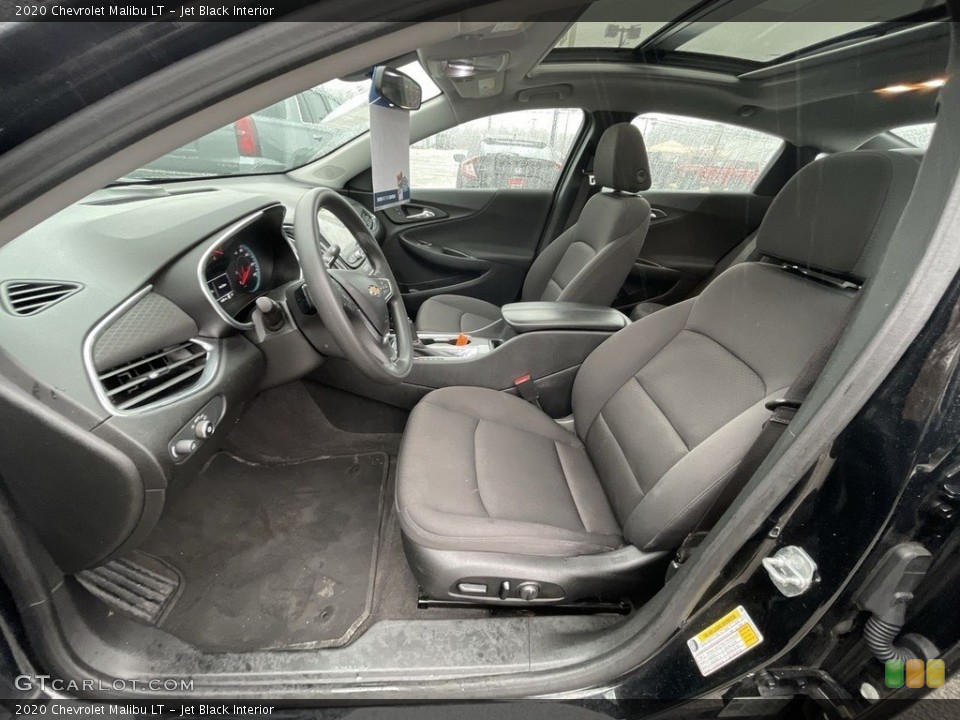 Jet Black Interior Front Seat for the 2020 Chevrolet Malibu LT #143861788