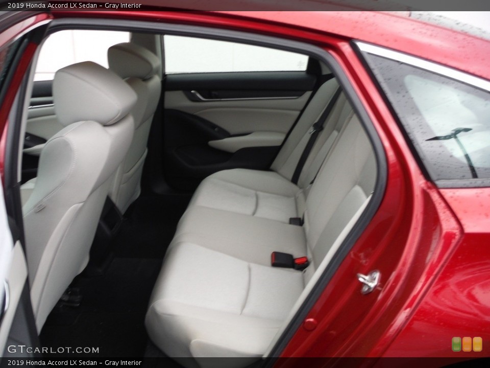 Gray Interior Rear Seat for the 2019 Honda Accord LX Sedan #143861880