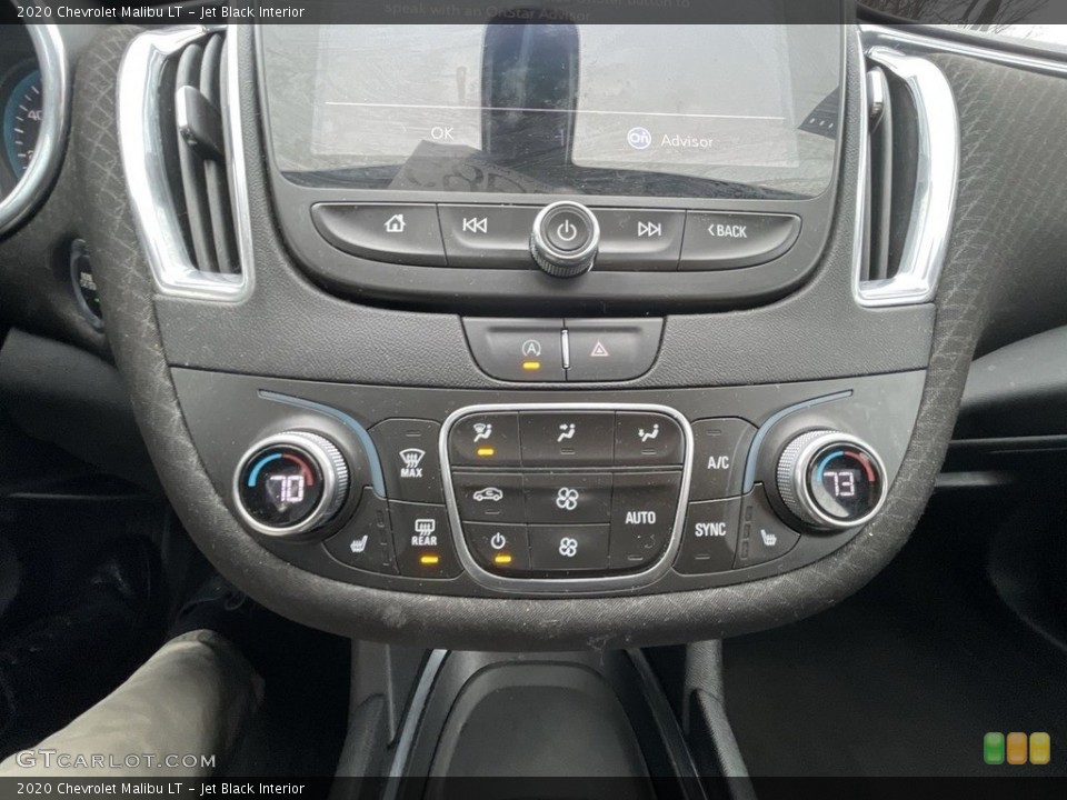 Jet Black Interior Controls for the 2020 Chevrolet Malibu LT #143862040