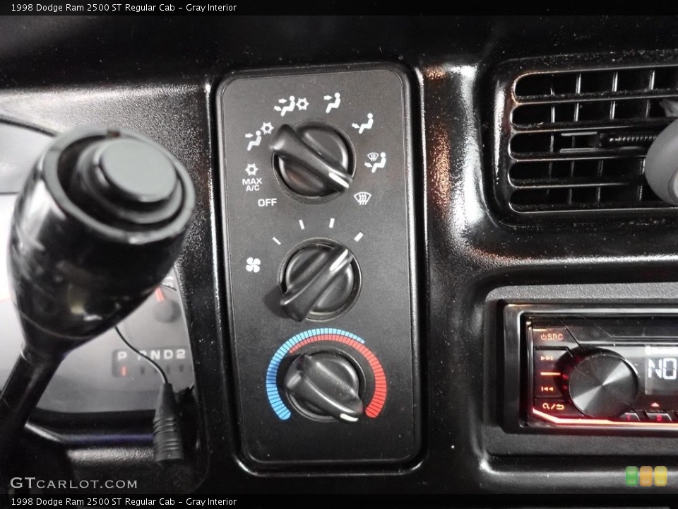 Gray Interior Controls for the 1998 Dodge Ram 2500 ST Regular Cab #143863885
