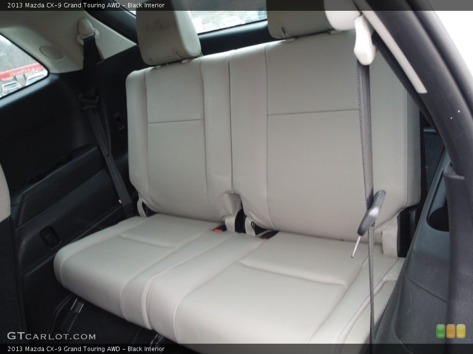 Black Interior Rear Seat for the 2013 Mazda CX-9 Grand Touring AWD #143865879