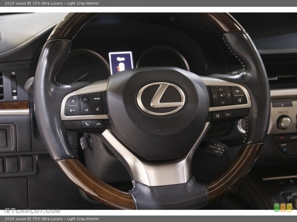 Light Gray Interior Steering Wheel for the 2016 Lexus ES 350 Ultra Luxury #143866221