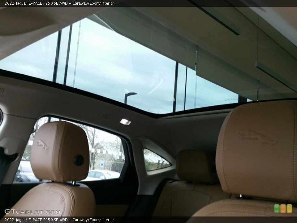 Caraway/Ebony Interior Sunroof for the 2022 Jaguar E-PACE P250 SE AWD #143866227
