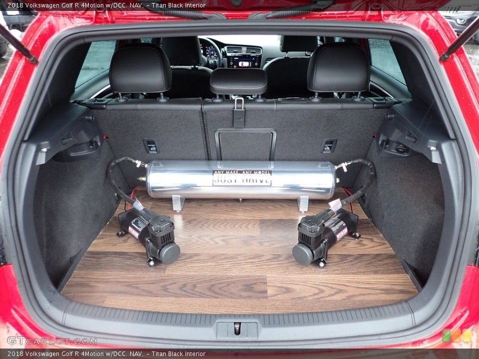 Titan Black Interior Trunk for the 2018 Volkswagen Golf R 4Motion w/DCC. NAV. #143866260