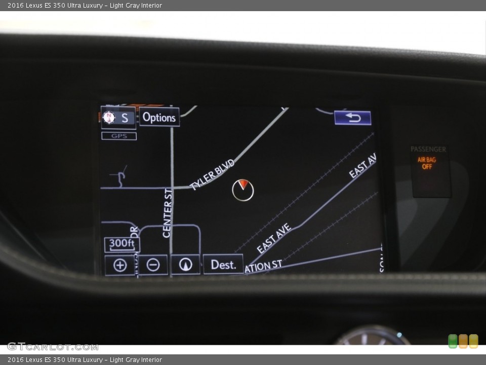 Light Gray Interior Navigation for the 2016 Lexus ES 350 Ultra Luxury #143866299