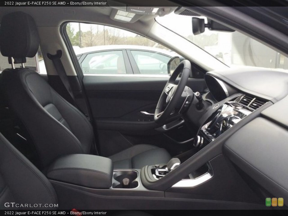 Ebony/Ebony Interior Photo for the 2022 Jaguar E-PACE P250 SE AWD #143866359