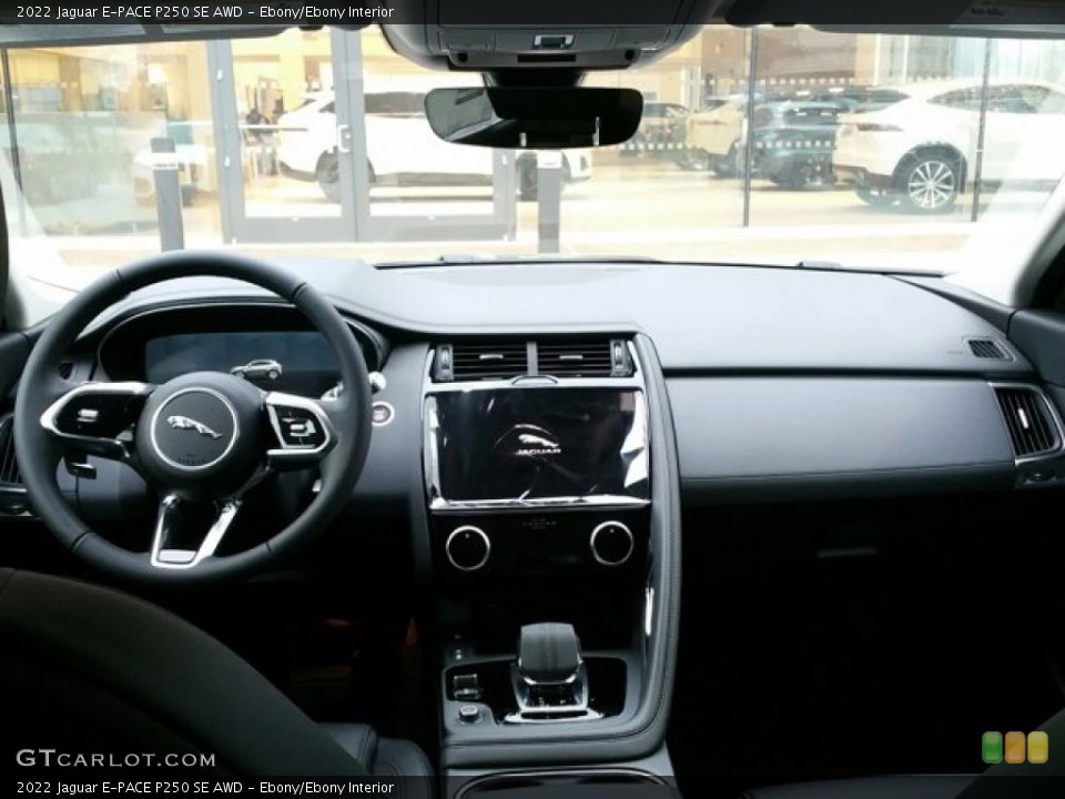 Ebony/Ebony Interior Dashboard for the 2022 Jaguar E-PACE P250 SE AWD #143866380