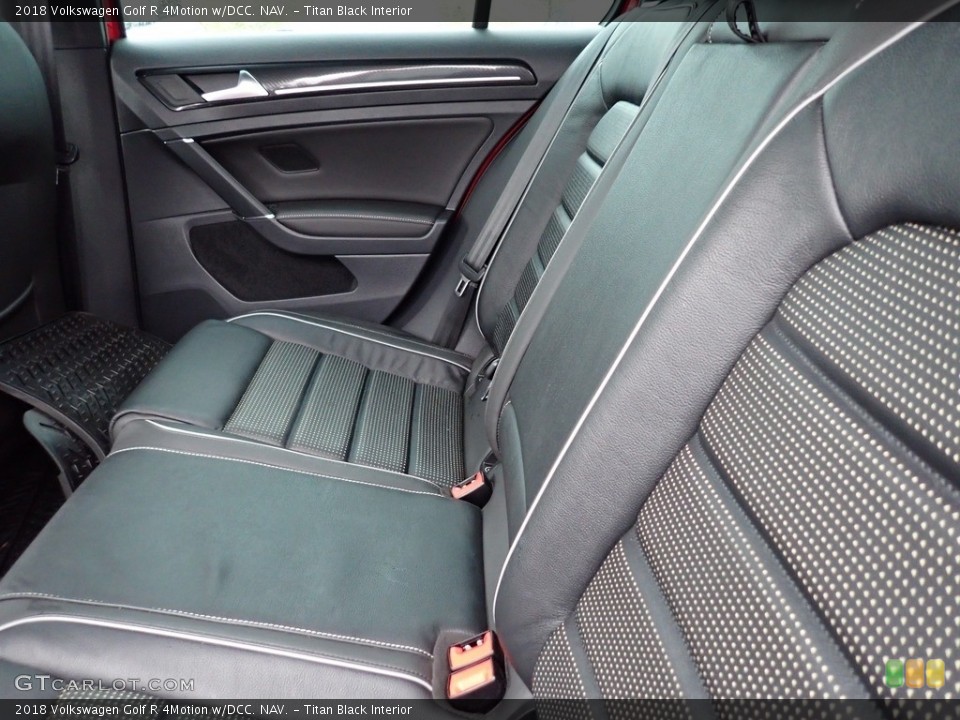 Titan Black Interior Rear Seat for the 2018 Volkswagen Golf R 4Motion w/DCC. NAV. #143866459