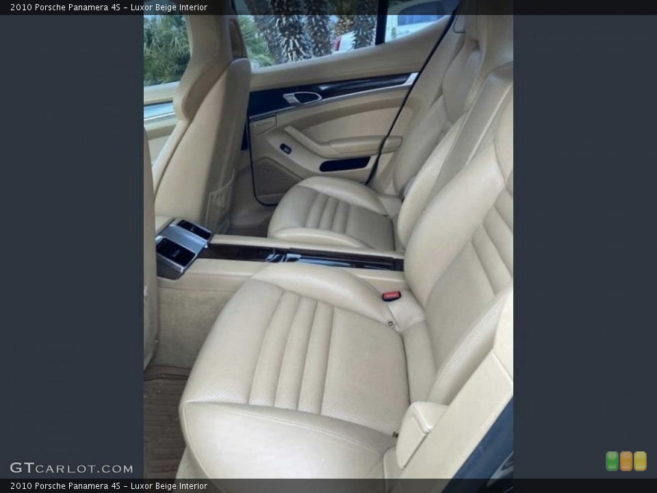 Luxor Beige Interior Rear Seat for the 2010 Porsche Panamera 4S #143866521
