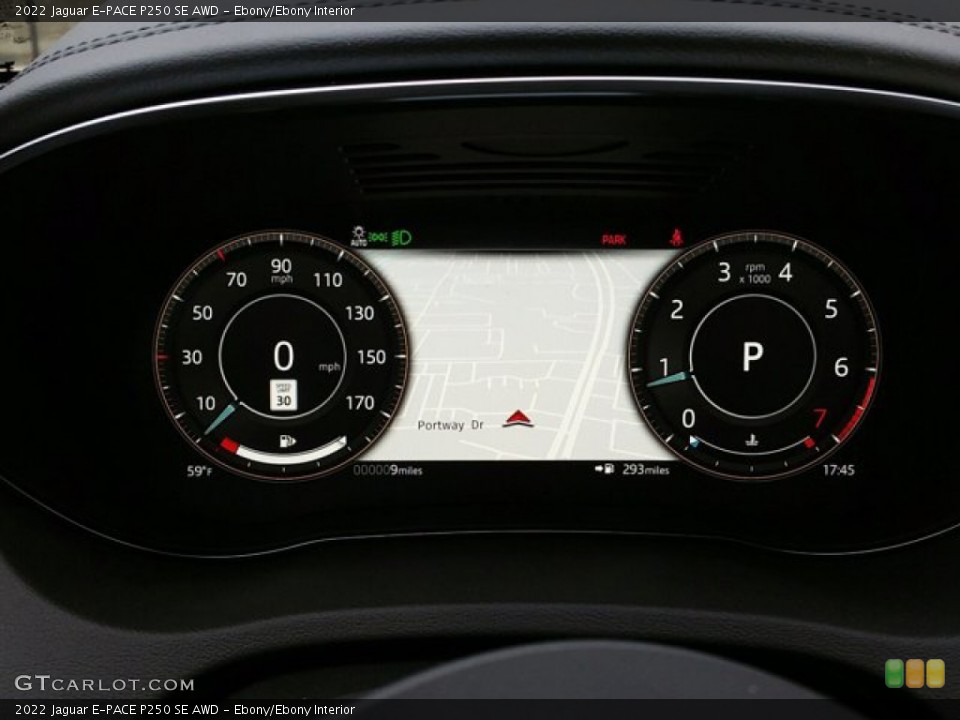 Ebony/Ebony Interior Gauges for the 2022 Jaguar E-PACE P250 SE AWD #143866818