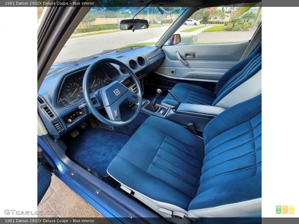 Blue Interior Photo for the 1981 Datsun 280ZX Deluxe Coupe #143867391